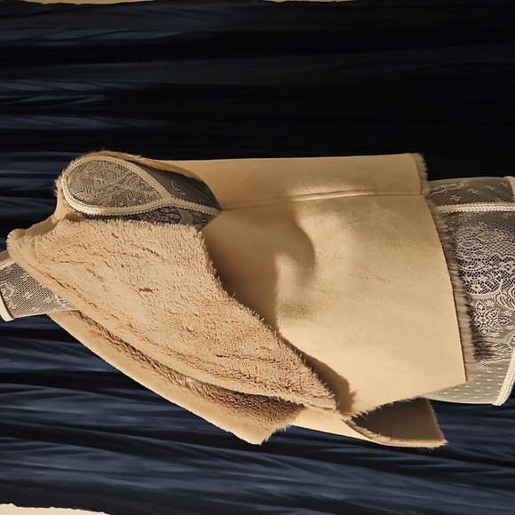 Jack by BB Dakota Beige Vest sz Med - Picture 5 of 8